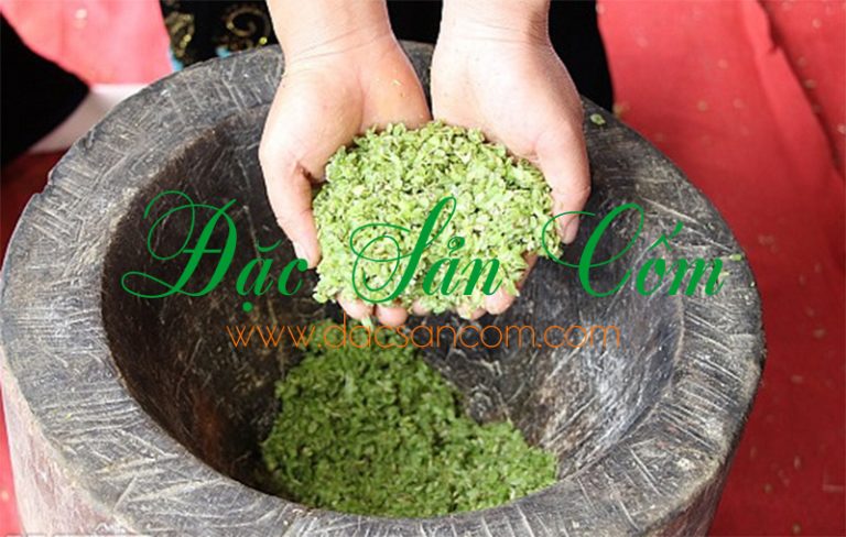 Quy trình sản xuất Cốm tươi và nguyên liệu làm Cốm